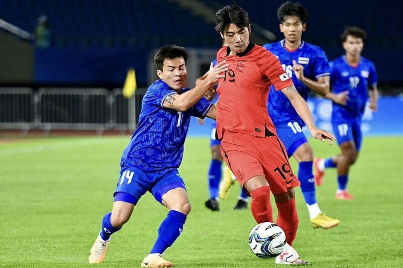 Hàn Quốc từng vùi dập Thái Lan 4-0 (Ảnh: Báo Lao Động)