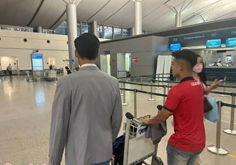 Cầu thủ Việt Nam lên đường đến Tây Ban Nha (Ảnh: Bongdaplus)
